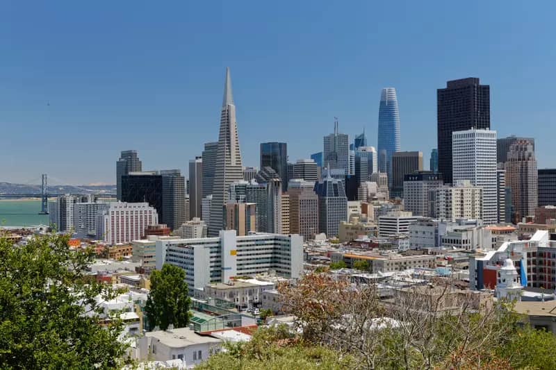 Le centre-ville de San Francisco